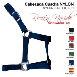 CABEZADA CUADRA NYLON RECIEN NACIDO 0278 - Color: Azul