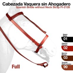 CABEZADA VAQUERA SIN AHOGADERO 2128 - Color: Habana