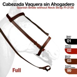 CABEZADA VAQUERA SIN AHOGADERO 2128 - Color: Marrón