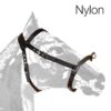 CABEZADA SERRETA VAQUERA FORRADA NYLON 1-pilar NEGRO -