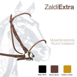CABEZADA ZALDI EXTRA 156 MUSEROLA REDONDA - Color: Negro