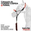 CABEZADA CUADRA CUERDA + RAMAL 722730-9 NEGRO/ROJO -