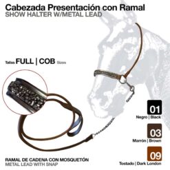 CABEZADA PRESENTACIÓN CON RAMAL - Color: London