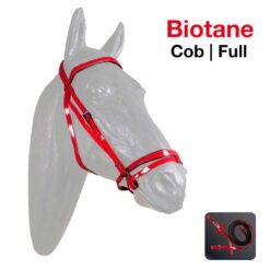 CABEZADA MONTAR BIOTANE 302 - Color: Rojo