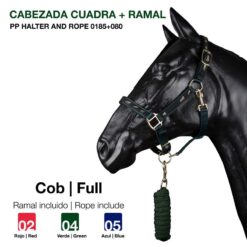 CABEZADA CUADRA + RAMAL PP - Color: Verde