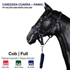 CABEZADA CUADRA + RAMAL PP - Color: Azul