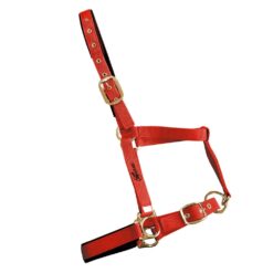 CABEZADA CUADRA NYLON 4022SM - Color: Rojo