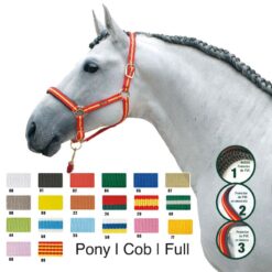 CABEZADA CUADRA NYLON 4022SM - Color: Tostado