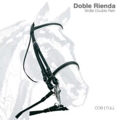 CABEZADA MONTAR DOBLE RIENDA 1070 - Color: Negro