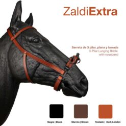 CABEZADA SERRETA PLANA 3-pilares ZALDI EXTRA - Color: London