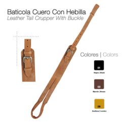 BATICOLA CUERO CON HEBILLA CASTECUS 414SP - Color: Marrón