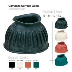 CAMPANA CERRADA GOMA - Color: Rojo