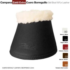 CAMPANA ZALDI EXTRA CUERO BORREGUILLO - Color: Negro
