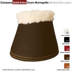 CAMPANA ZALDI EXTRA CUERO BORREGUILLO - Color: Marrón
