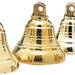 CAMPANILLA ENTERIZA DORADO 6 unidades - Talla: 2cm