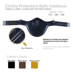 CINCHA PROTECTORA SALTO CASTECUS - Color: Tostado