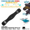 CINCHA V22 SIEMPRE SECO DOMA NEGRO - Talla: 50cm