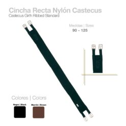 CINCHA RECTA NYLON CASTECUS - Color: Negro