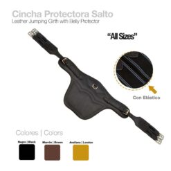 CINCHA PROTECTORA SALTO ALL SIZES ELÁSTICO - Color: Marrón