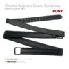CINCHA VAQUERA CUERO CASTECUS PONY 12050 NEGRO -