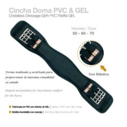 CINCHA DOMA PVC & GEL 4107855R-20K - Talla: 70cm