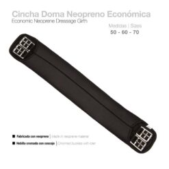 CINCHA DOMA NEOPRENO ECONÓMICA - Color: Negro