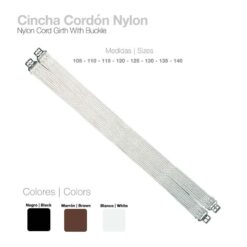 CINCHA CORDÓN NYLON 28000P - Color: Negro