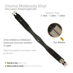 CINCHA MOLDEADA VINYL TP-2675T - Color: Negro