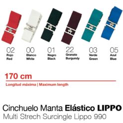 CINCHUELO MANTA ELÁSTICO LIPPO 990 - Color: Rojo