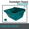 COMEDERO TOSONI PARED  6730 VERDE -