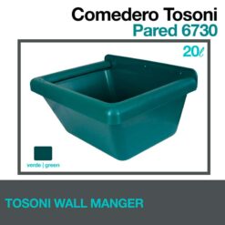 COMEDERO TOSONI PARED  6730 VERDE -