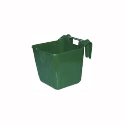 COMEDERO PUERTA CON GANCHOS Y ASA VERDE 13 litros -