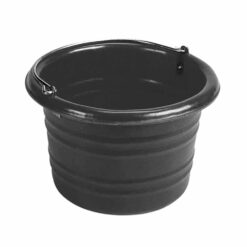 COMEDERO CUBO CON ASA STUBBS S43 25 Litros - Color: Negro