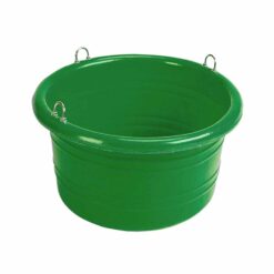 COMEDERO CUBO PARED PARA GANCHOS STUBBS S44AFT 35 Litros - Color: Verde