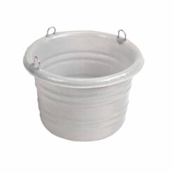 COMEDERO CUBO PARA GANCHOS STUBBS S43FT 25 Litros - Color: Blanco