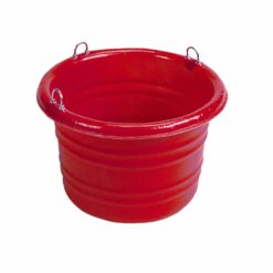 COMEDERO CUBO PARA GANCHOS STUBBS S43FT 25 Litros - Color: Rojo