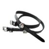 CORREA ESPUELA INGLESA CUERO CRISTAL SLT/2022-23/73 NEGRA -
