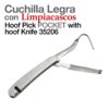CUCHILLA LEGRA CON LIMPIACASCOS 35206 -