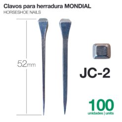 CLAVOS PARA HERRADURAS MONDIAL JC-2 100uds -