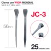 CLAVOS CON WIDIA MONDIAL JC-3 (25 UDS) -