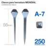 CLAVOS PARA HERRADURA MONDIAL A-7 250uds -