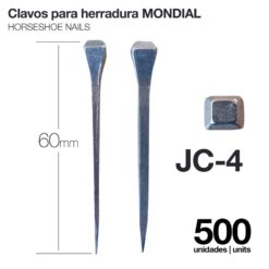CLAVOS PARA HERRADURA MONDIAL JC-4 500uds -