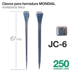 CLAVOS PARA HERRADURA MONDIAL JC-6 250uds -