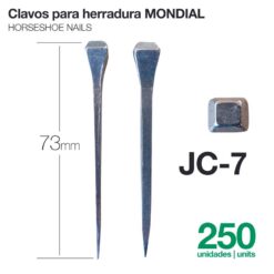 CLAVOS PARA HERRADURA MONDIAL JC-7 250uds -