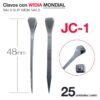 CLAVOS CON WIDIA MONDIAL JC-1 (25 UDS) -