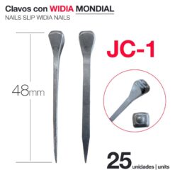 CLAVOS CON WIDIA MONDIAL JC-1 (25 UDS) -