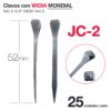 CLAVOS CON WIDIA MONDIAL JC-2 (25 UDS) -