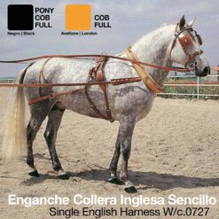 ENGANCHE COLLERA INGLESA SENCILLO - Color: Negro