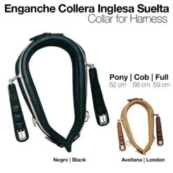 ENGANCHE COLLERA INGLESA SUELTA - Color: Negro