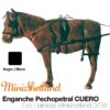 ENGANCHE PECHOPETRAL CUERO MINISHETLAND NEGRO -